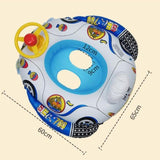 Maxbell Baby Swimming Rings Summer Children Surfing Kids Inflatable Pool Floats Seat Blue