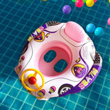 Maxbell Baby Swimming Rings Summer Children Surfing Kids Inflatable Pool Floats Seat Pink