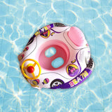 Maxbell Baby Swimming Rings Summer Children Surfing Kids Inflatable Pool Floats Seat Pink