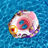 Maxbell Baby Swimming Rings Summer Children Surfing Kids Inflatable Pool Floats Seat Pink