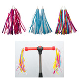Maxbell 2Pcs Bike Handlebar Tassels Birthday Gifts Accessories for Scooter Bike Baby Pink