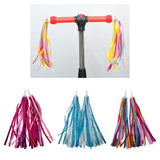 Maxbell 2Pcs Bike Handlebar Tassels Birthday Gifts Accessories for Scooter Bike Baby Pink