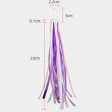 Maxbell 2Pcs Bike Handlebar Tassels Birthday Gifts Accessories for Scooter Bike Baby Pink