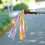 Maxbell 2Pcs Bike Handlebar Tassels Birthday Gifts Accessories for Scooter Bike Baby Blue