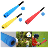Maxbell Sponge Baseball Bats Toy soft small Youth Baseball Toy for parks travel Indoor Blue
