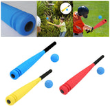 Maxbell Sponge Baseball Bats Toy soft small Youth Baseball Toy for parks travel Indoor Blue