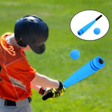 Maxbell Sponge Baseball Bats Toy soft small Youth Baseball Toy for parks travel Indoor Blue