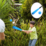 Maxbell Sponge Baseball Bats Toy soft small Youth Baseball Toy for parks travel Indoor Blue
