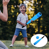 Maxbell Sponge Baseball Bats Toy soft small Youth Baseball Toy for parks travel Indoor Blue