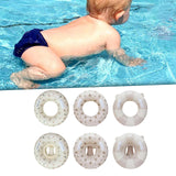 Maxbell Infant Pool Float Swimming Trainer Inflatable Thicken Baby Pool Float Bunny Swim Ring