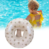 Maxbell Infant Pool Float Swimming Trainer Inflatable Thicken Baby Pool Float Bear Sitting Ring