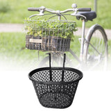 Maxbell Folding Bike Front Basket Accessories Lightweight Stylish Durable Cargo Rack Black