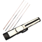 Maxbell Billiard Sticks Carrying Case PU Leather 4 Holes Billiard/Pool Cue Hard Case