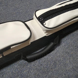 Maxbell Billiard Sticks Carrying Case PU Leather 4 Holes Billiard/Pool Cue Hard Case