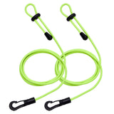 Maxbell 2Pcs Kayak Safety Rod Leash Rope Tie Down Rope Sturdy Easily Install Elastic