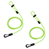 Maxbell 2Pcs Kayak Safety Rod Leash Rope Tie Down Rope Sturdy Easily Install Elastic
