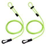 Maxbell 2Pcs Kayak Safety Rod Leash Rope Tie Down Rope Sturdy Easily Install Elastic