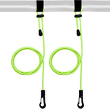 Maxbell 2Pcs Kayak Safety Rod Leash Rope Tie Down Rope Sturdy Easily Install Elastic