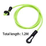 Maxbell 2Pcs Kayak Safety Rod Leash Rope Tie Down Rope Sturdy Easily Install Elastic