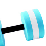 Maxbell Aquatic Dumbbell Water Dumbells Aquatic Barbell Float Men Women Swim Barbell Blue