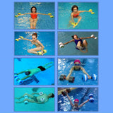 Maxbell Aquatic Dumbbell Water Dumbells Aquatic Barbell Float Men Women Swim Barbell Blue