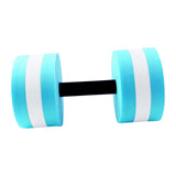 Maxbell Aquatic Dumbbell Water Dumbells Aquatic Barbell Float Men Women Swim Barbell Blue