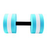 Maxbell Aquatic Dumbbell Water Dumbells Aquatic Barbell Float Men Women Swim Barbell Blue