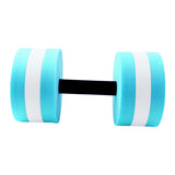 Maxbell Aquatic Dumbbell Water Dumbells Aquatic Barbell Float Men Women Swim Barbell Blue