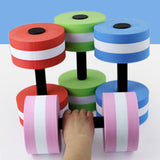 Maxbell Aquatic Dumbbell Water Dumbells Aquatic Barbell Float Men Women Swim Barbell Purple