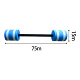 Maxbell Aerobics Dumbbell EVA Fitness Aquatic Barbell Exercise Water Pool 75cm