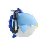 Maxbell Scuba Diving Mouthpiece Cover Cartoon Fish Shape Convenient with Swivel Clip Sunfish