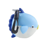 Maxbell Scuba Diving Mouthpiece Cover Cartoon Fish Shape Convenient with Swivel Clip Sunfish