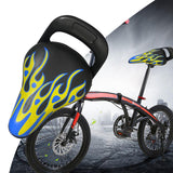 Maxbell Kids Bike Saddle Safety Cycling Accessories PU Leather Kids Bike Accessories Blue B