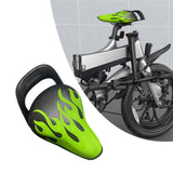 Maxbell Kids Bike Saddle Safety Cycling Accessories PU Leather Kids Bike Accessories Green