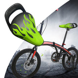 Maxbell Kids Bike Saddle Safety Cycling Accessories PU Leather Kids Bike Accessories Green