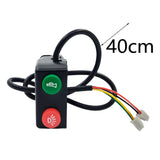 Maxbell Handlebar Switch 7/8" Mount Replaces Wire Length 40cm Easy Install Motorbike