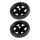Maxbell 2Pcs Flat Free Tire Truck Bear 30kg EVA Mower High Qualiy Luggage Wheel