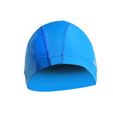 Maxbell Swim Cap Men Durable Hat for Holidays Long Short Water Sports Blue