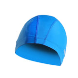 Maxbell Swim Cap Men Durable Hat for Holidays Long Short Water Sports Blue