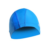 Maxbell Swim Cap Men Durable Hat for Holidays Long Short Water Sports Blue