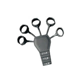 Maxbell Finger Exerciser Stretcher Athlete Power Exercise Hand Grip Strengthener 2pcs black and gray