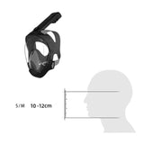 Maxbell Adult Scuba Diving Mask Camera Mount Swim Mask for Swimming Free Diving Gear S M Black