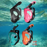 Maxbell Adult Scuba Diving Mask Camera Mount Swim Mask for Swimming Free Diving Gear S M Black