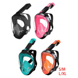 Maxbell Adult Scuba Diving Mask Camera Mount Swim Mask for Swimming Free Diving Gear S M Black