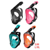 Maxbell Adult Scuba Diving Mask Camera Mount Swim Mask for Swimming Free Diving Gear S M Black