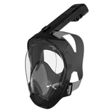 Maxbell Adult Scuba Diving Mask Camera Mount Swim Mask for Swimming Free Diving Gear S M Black