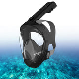 Maxbell Adult Scuba Diving Mask Camera Mount Swim Mask for Swimming Free Diving Gear S M Black