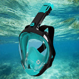 Maxbell Adult Scuba Diving Mask Camera Mount Swim Mask for Swimming Free Diving Gear S M Green Black