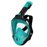 Maxbell Adult Scuba Diving Mask Camera Mount Swim Mask for Swimming Free Diving Gear L XL Green Black