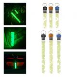 Maxbell Glow Light Stick Fluorescent Light for Night Snorkeling Water Sports Camping Black 84x11.88mm